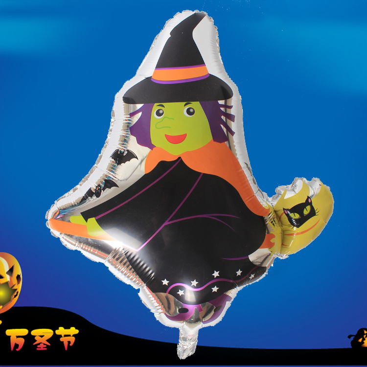 Ghost Festival Halloween Witcher Aluminum Foil Balloon KTV Bar Party…