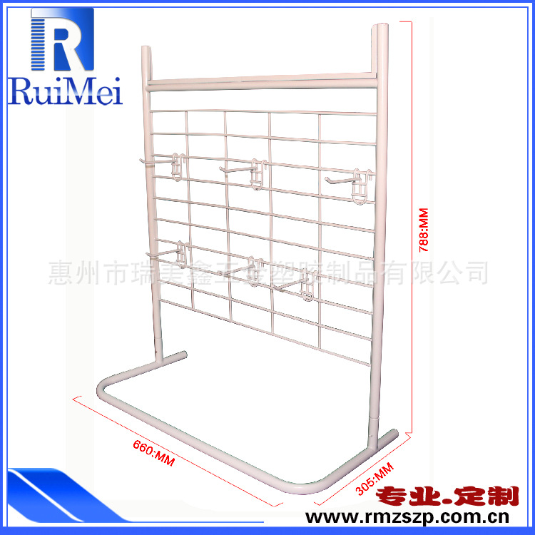 专业定制 金属挂钩展示架 台面挂钩展示架 饰品配件展架 玩具展架