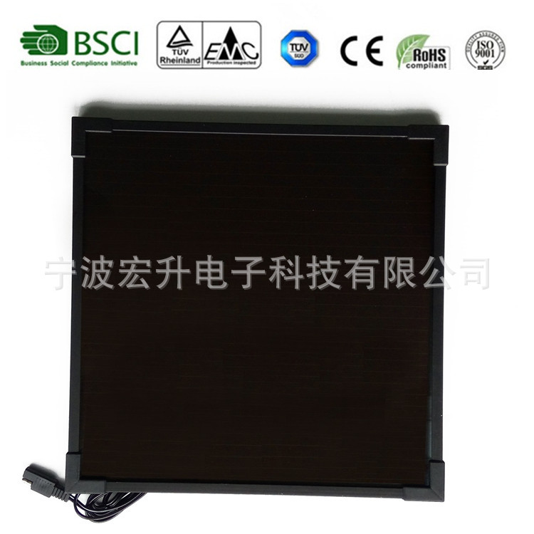 6w非晶硅太阳能板组件12v电池板太阳能光伏发电板车载硅晶充电板