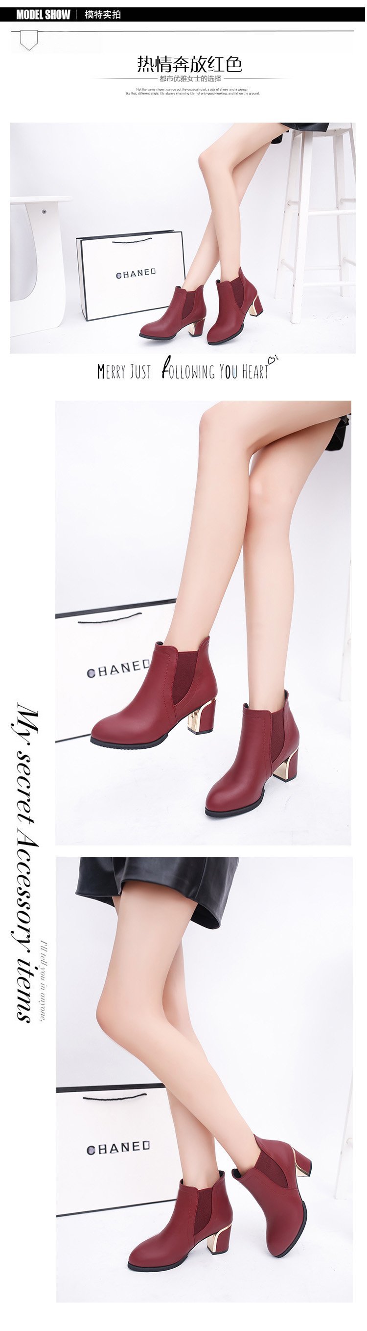 Bottes femme XUAN MEILUN en PU artificiel - Ref 3355024 Image 14