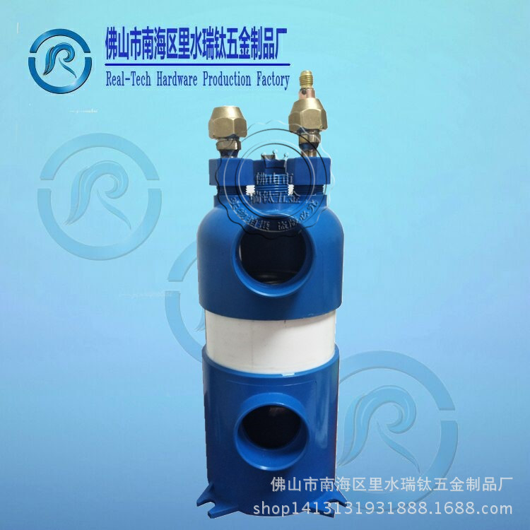 【工厂直供】0.5p观赏鱼池小型制冷钛管蒸发器