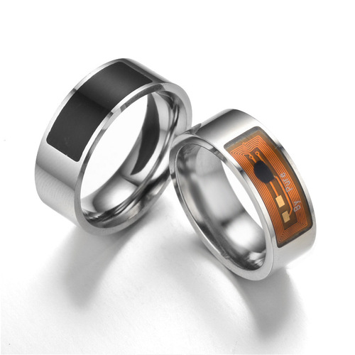 Cross-border NFC mobile phone tag smart ring stainless steel smart wearable ring smart ring nfc
