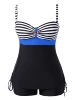 Black and blue strip