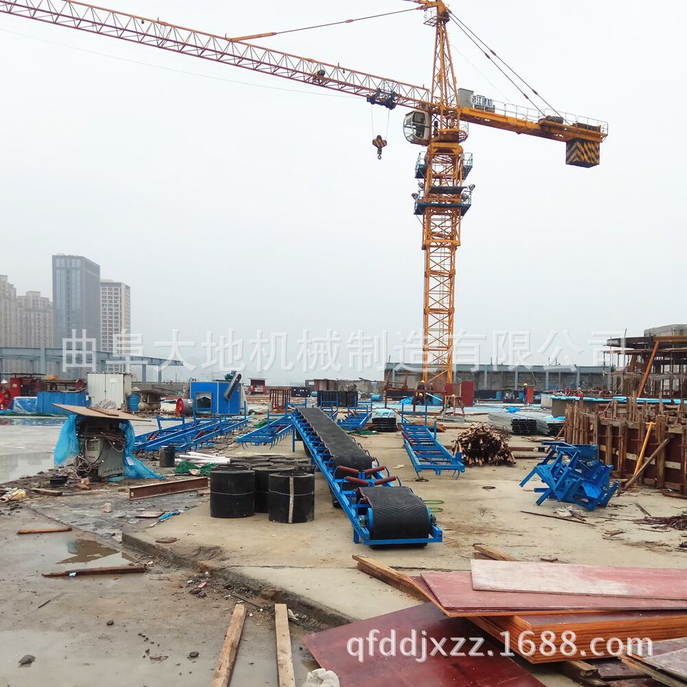 加厚加固移动式皮带输送机 煤场专用皮带输送机 防滑皮带输送机