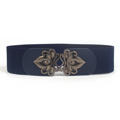 Matching dress, fashionable women's wide girdle elastic elastic belt, versatile women's wide belt decoration wholesale
