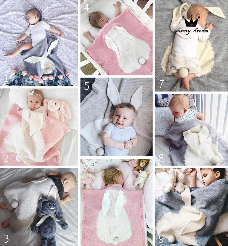 兔子毛线空调毯 (32)