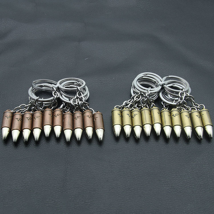 車載子彈頭鑰匙扣 多功能鑰匙包 鑰匙扣汽車用品 汽車內(nèi)飾R-2392