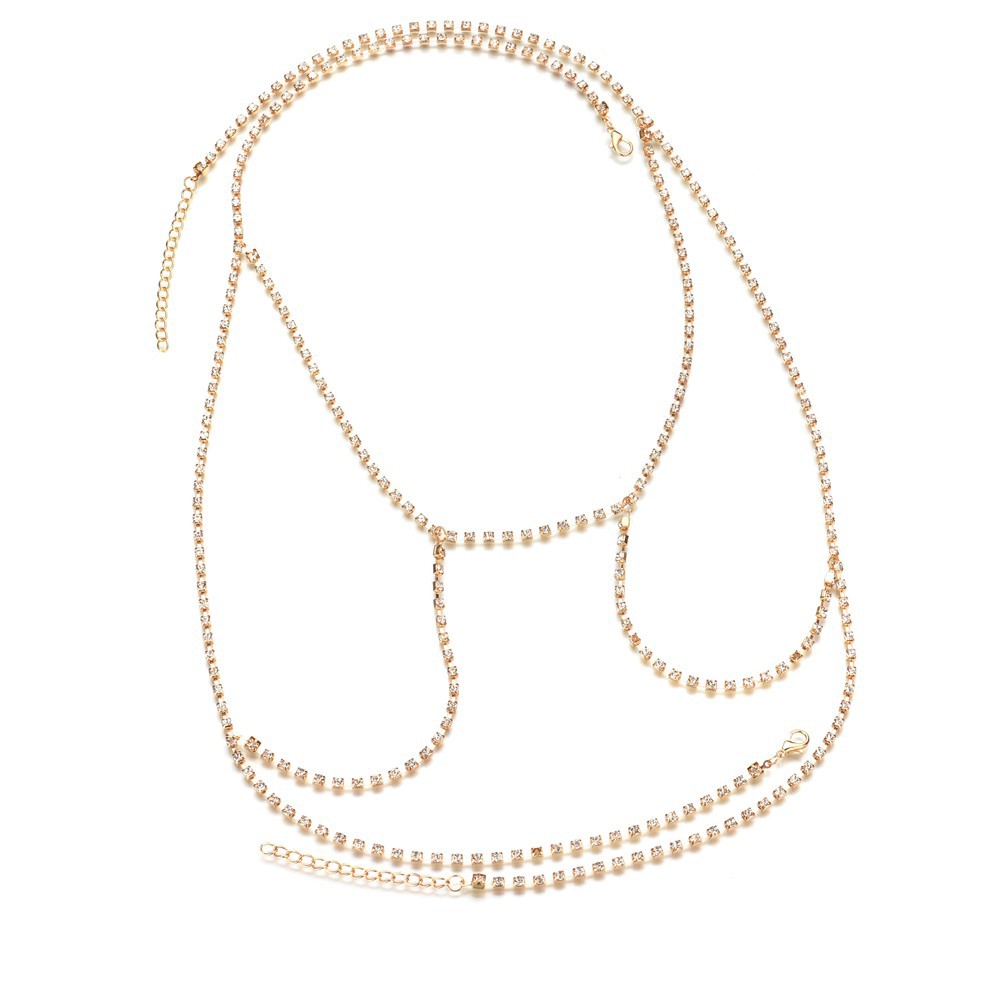 Occident and the United States alloy Diamond Body chain (Gold)NHBQ0986-Gold