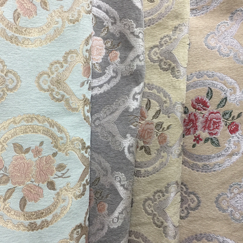 厂家供应现货供应180cm幅色织雪尼尔沙发巾沙发套面料