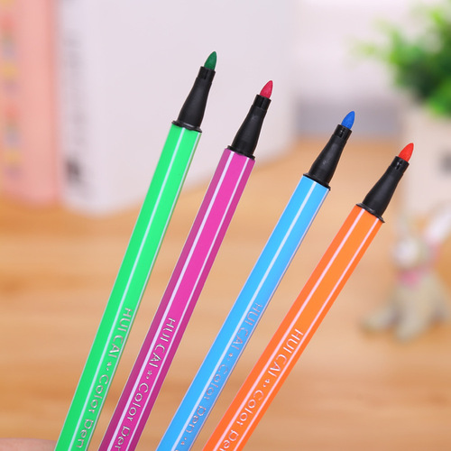 Xiangyun watercolor pen children's 12-color washable brush barrel painting cartoon primary school student color pen set wholesale