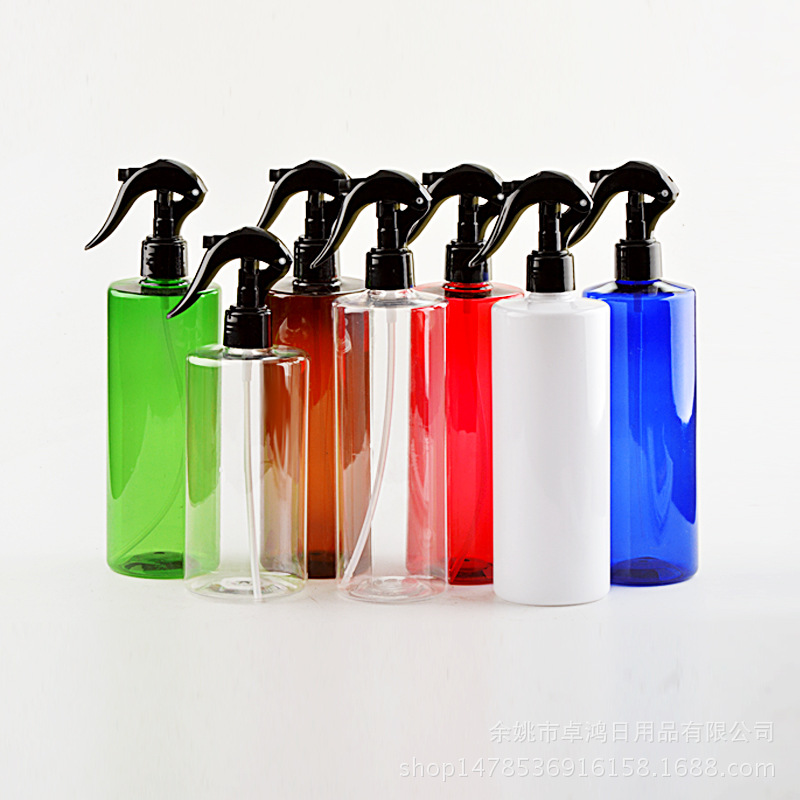 500ml平肩瓶喷枪瓶 小老鼠倒立喷枪瓶 塑料瓶消毒液喷雾瓶