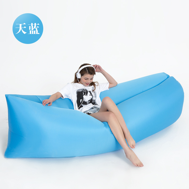 Douyin Same Lazy Sofa Outdoor Sofa Inflatable Sofa Portable Sleeping Bag Foldable Air Sofa Bed