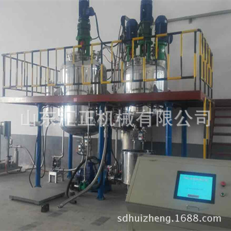 山东汇正供应不饱和聚酯树脂设备不锈钢电加热反应釜