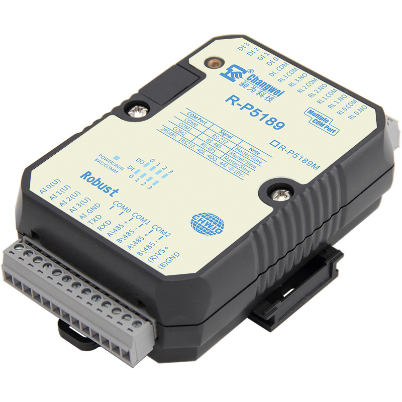 3個485/232口4路開關量輸入4路繼電器輸出4路模擬量輸入控制器