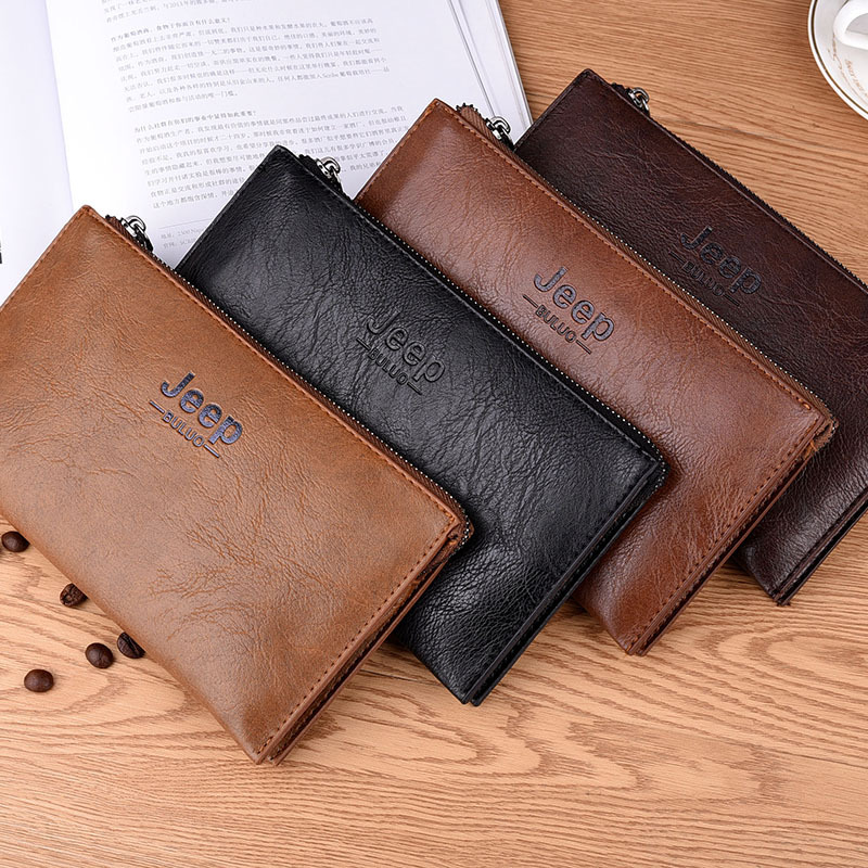 New men's wallet clutch, fashion long wa...