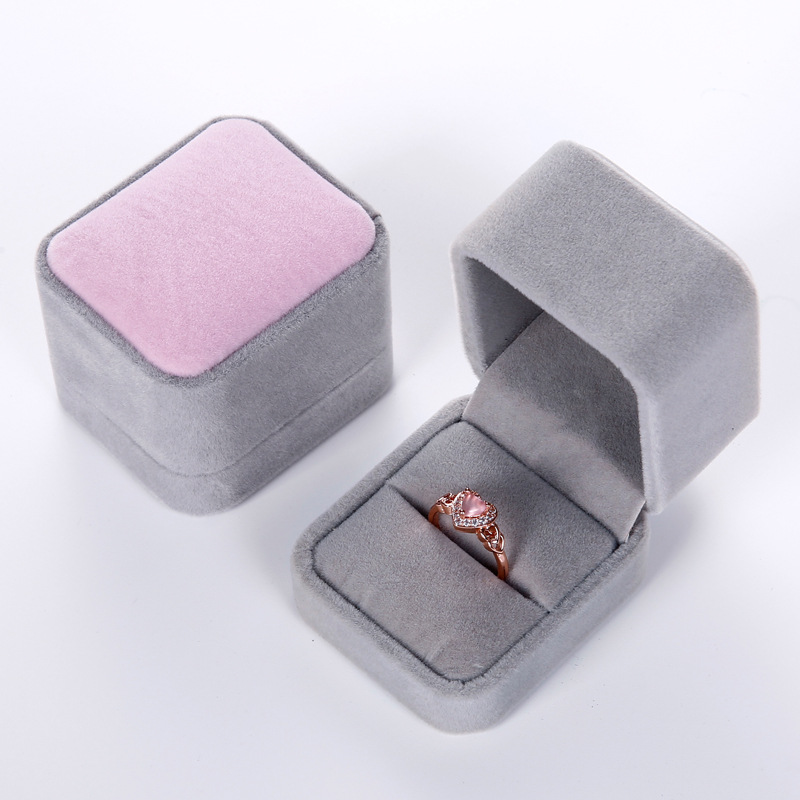 Simple Style, Commute Style Simple Style Commute Solid Color Plastic Cloth Jewelry Boxes