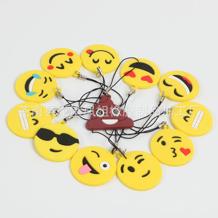 大量批发 礼品软胶挂件 创意软胶钥匙扣 小礼品卡通钥匙扣