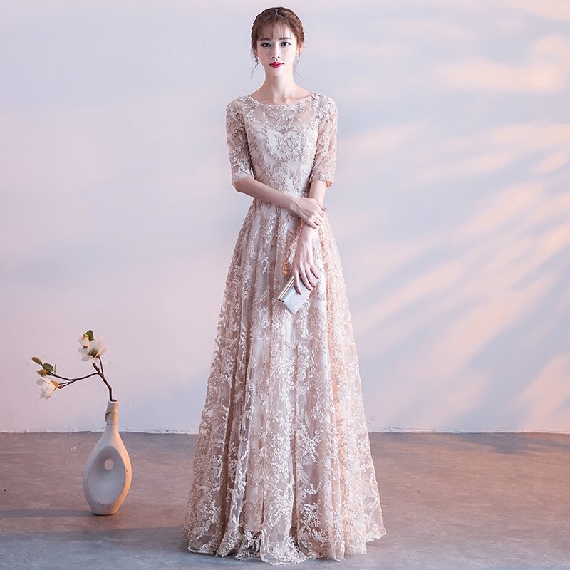 Evening Dress for Women 2025 New Spring and Summer Banquet Long Dress with a Little Chanel Style for Parties, Short Elegant Socialite Style