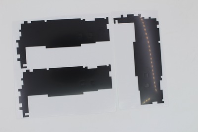 批发LED遮光纸 LCE屏遮光纸 加工定制数码产品电子PVC配附件直销