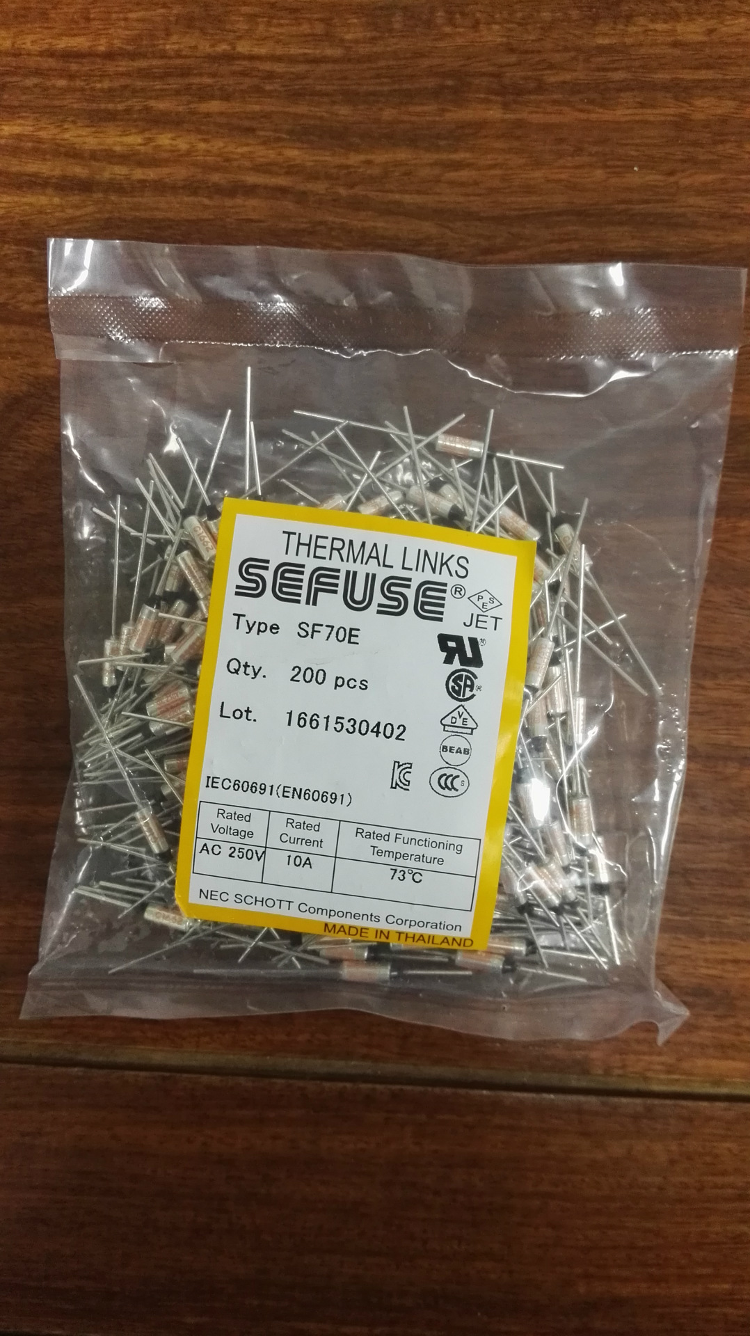 厂家定制 各种NEC保险丝，熔断器 量大优惠