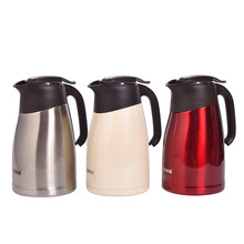 韩版时尚欧式家居咖啡壶 不锈钢保温壶气压式热水壶 水瓶批发