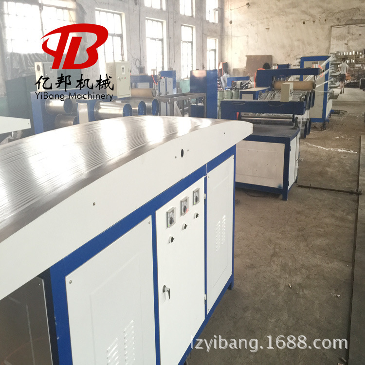 莱州亿邦PP水冷平拉撕裂膜绳批子线塑料捆扎绳拉丝机设备
