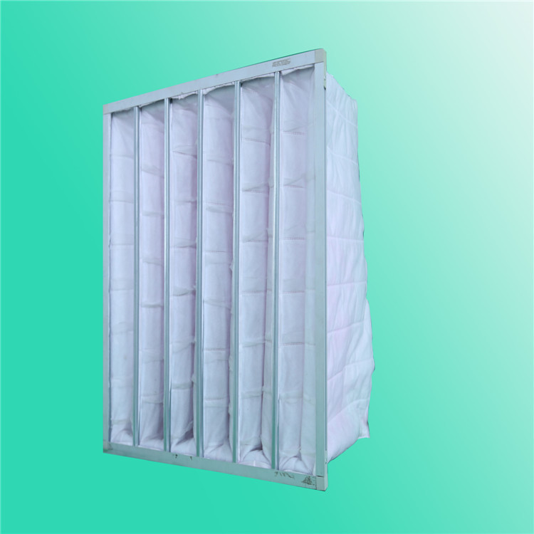 山东厂家直销中效袋式空气过滤器F8材质空调系统用初中高效过滤器