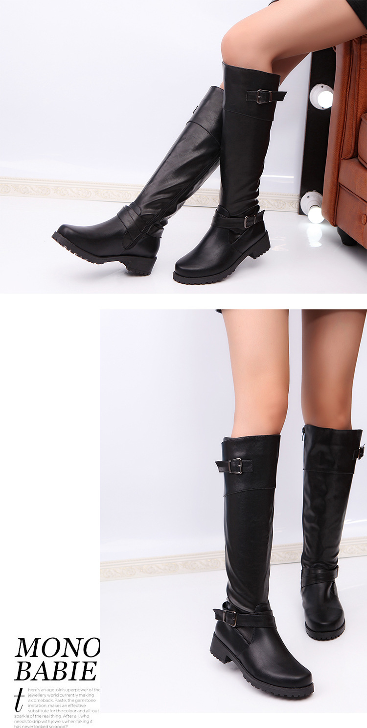 Bottes femme en PU artificiel - Ref 3355428 Image 56