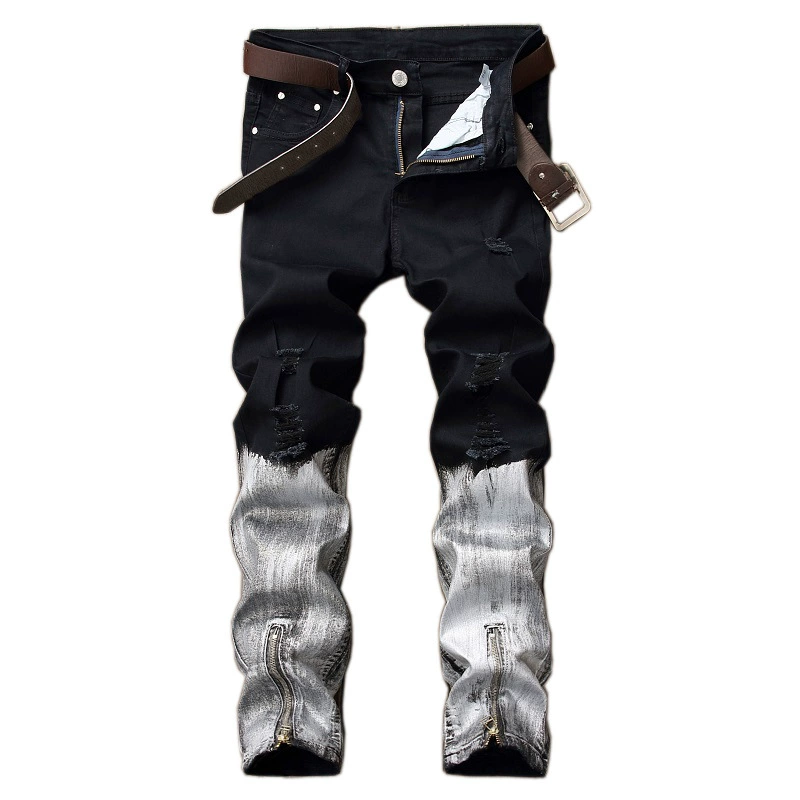 Джинсы, брюки с молнией, (跨境 торговля), Aliexpress, европейский стиль