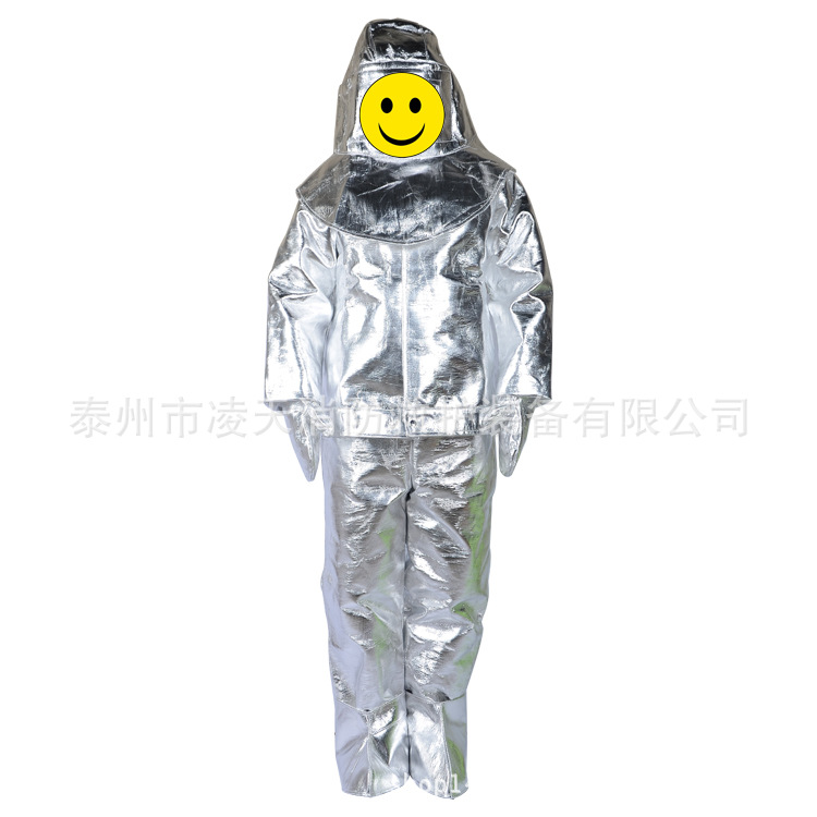 淩天廠家直銷500度鋁箔消防隔熱服1000度避高溫防護服耐高溫防燙
