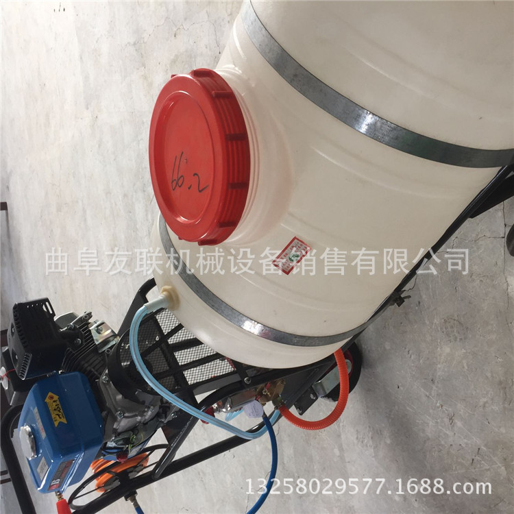 汽油果园喷药机 远射程汽油高压推车式打药机 高产量汽油喷雾器