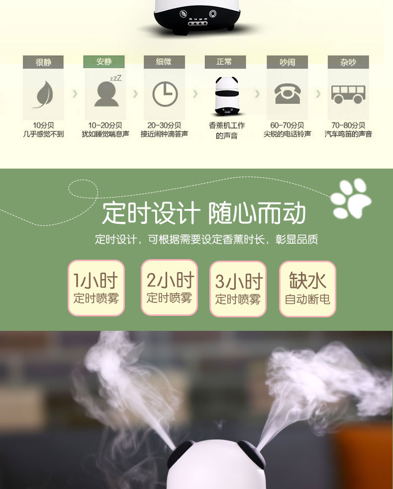 熊猫双雾香薰机