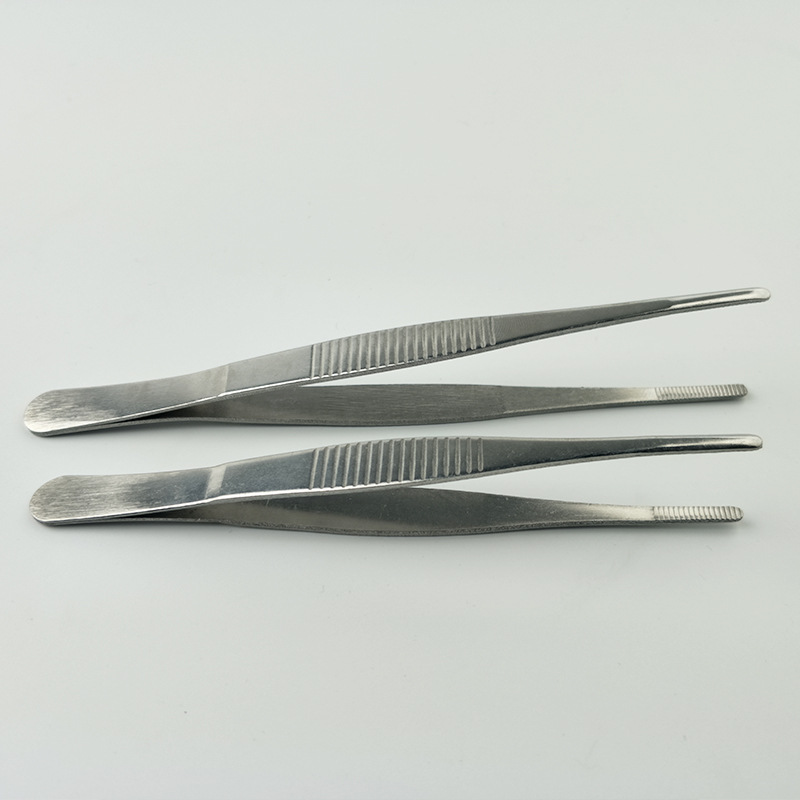 镊子304敷料镊组织镊医镊茶镊园艺不锈钢手工DIL用镊用厂家直销-阿里巴巴