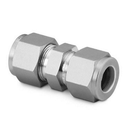 世伟洛克卡套管接头， 联合接头， 8 mm x 3/8 in SS-8M0-6-6