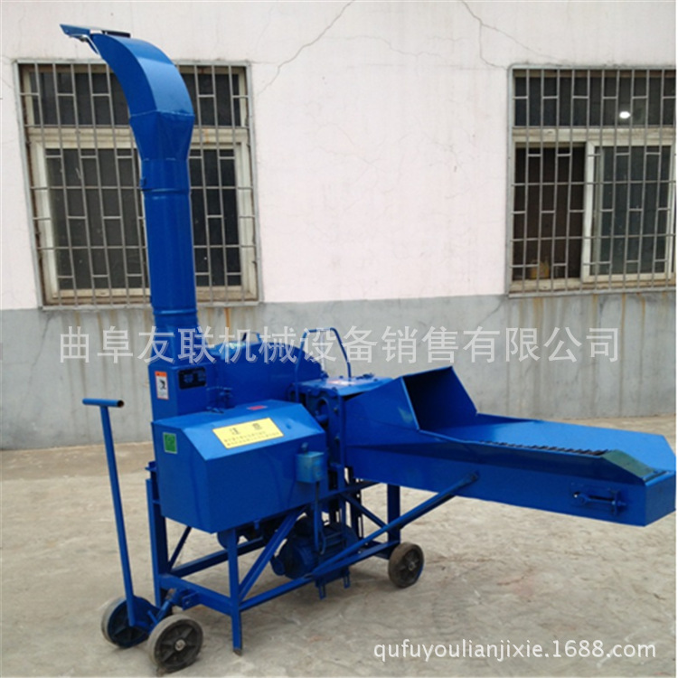 大型青贮铡草机 秸秆粉碎机铡草揉丝机 高喷揉丝青贮铡草机11