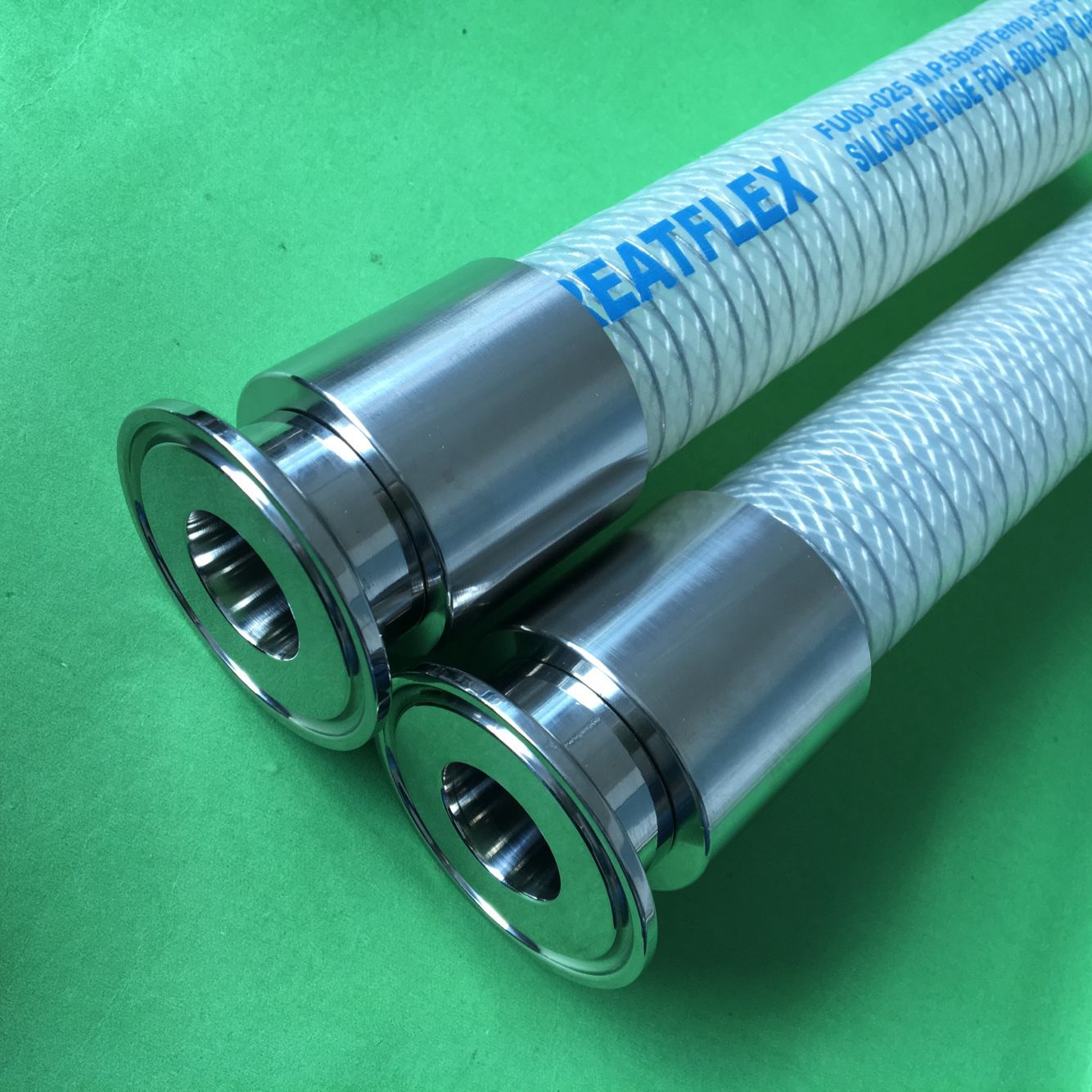 高温高压软管 透明食品级编织增强网纹硅胶软管