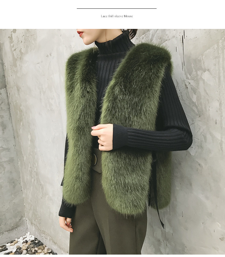 Gilet femme en Imitation laine - Ref 3318274 Image 26