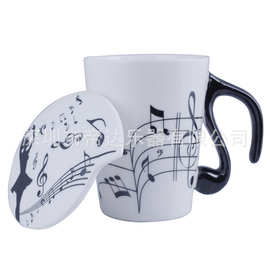 杯子 音乐礼品 乐器礼品 小音符音乐杯 咖啡杯 可贴牌