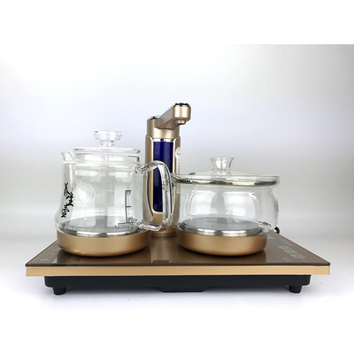 名宇MY001全自動玻璃上水壺電熱水壺燒水煮茶器消毒團購促銷禮品