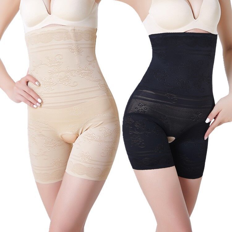 Thin High Waist Abdominal Shaping Pants Postpartum Abdominal Shaping Pants Plus Size Corset Panties Open Pants Factory Direct Supply
