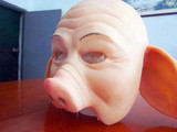 Бутик Madehua версия свиньи Bajie Mask Drama Performance Funny Pig Eight Ring Latex Head Elever