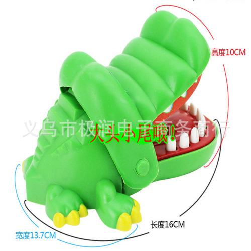 Tricky hand-biting shark, large finger-biting crocodile, children's street stall best-selling game table, creative tricking toys