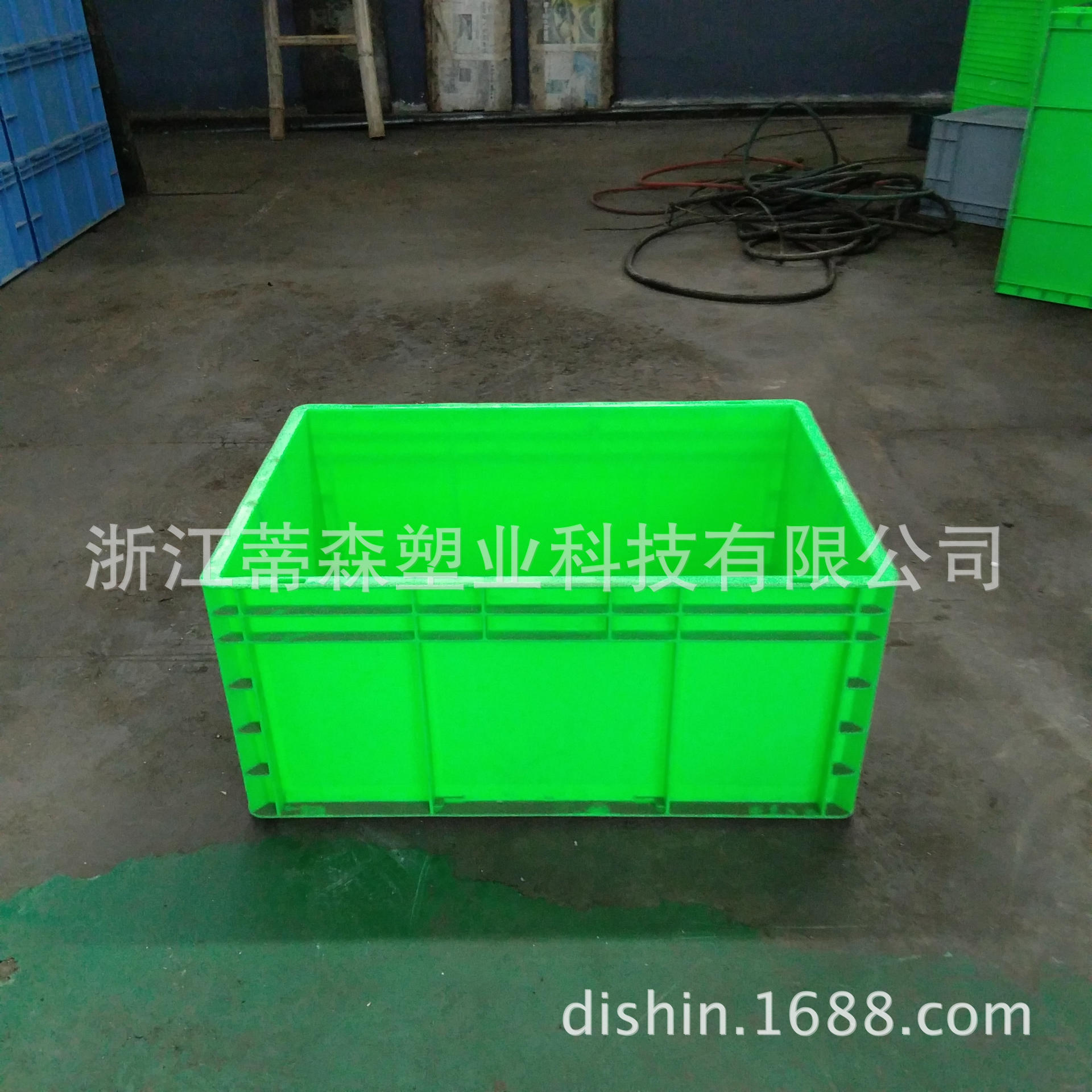 EU4628丰田600*400*280物流周转箱塑料胶箱汽车配件五金物料车间