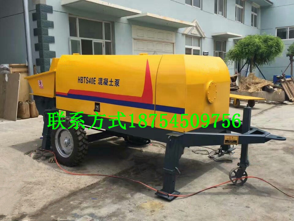地泵 混凝土泵 拖泵 40KW混泥土输送泵 40地泵 泵机 混凝土输送泵-阿里巴巴