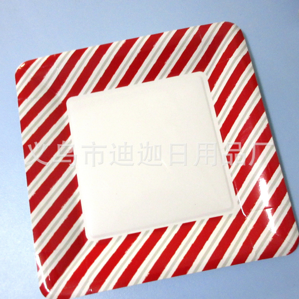 供应一次性纸盘纸碟 异形盘 七寸彩色 可定做-阿里巴巴