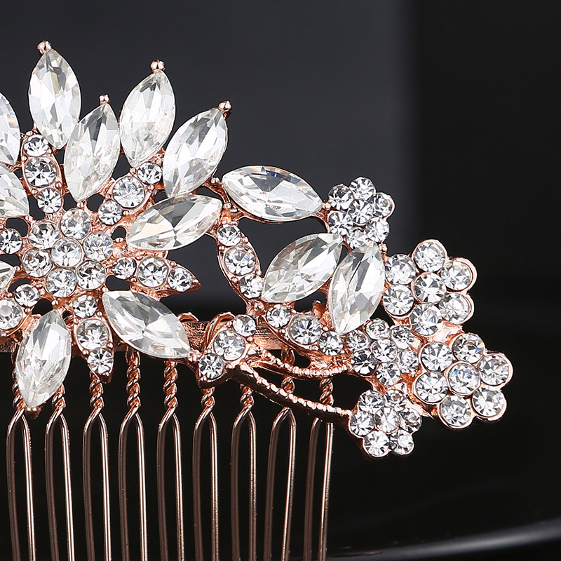 Alloy Korea Flowers Hair accessories  Rose alloy NHHS0342Rose alloypicture5