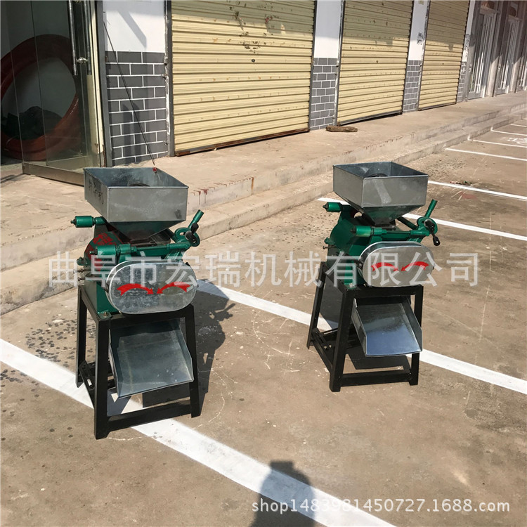 家用花生破碎机 小型破碎机 酱破粒机粮食加工设备3是1宏瑞HR12-2