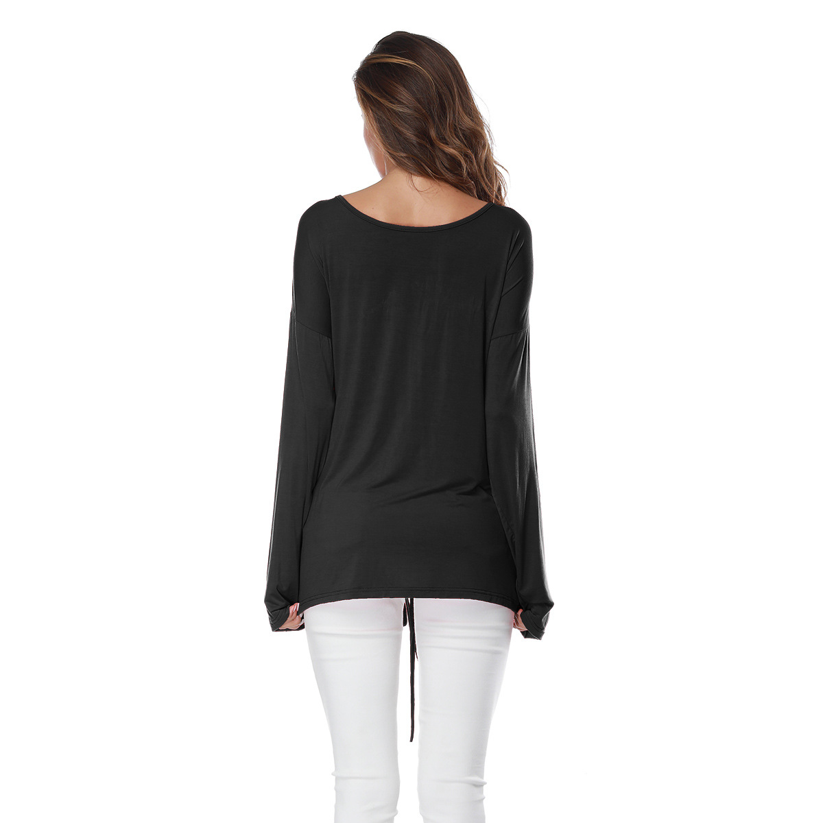 Womens Long Sleeve T Shirt Casual Style Comfortable Fabric Spring Collection Wholesale Available