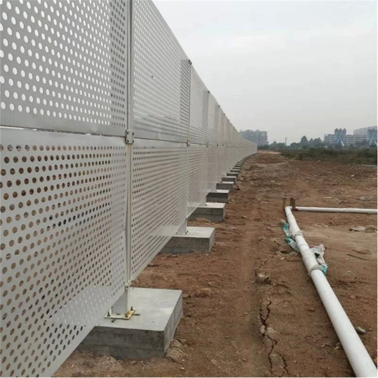 Штамповка ограждает строительный дорожный ветрозащитный ограждение прибрежного ограждения на муниципальной площадке белый оцинкованный забор