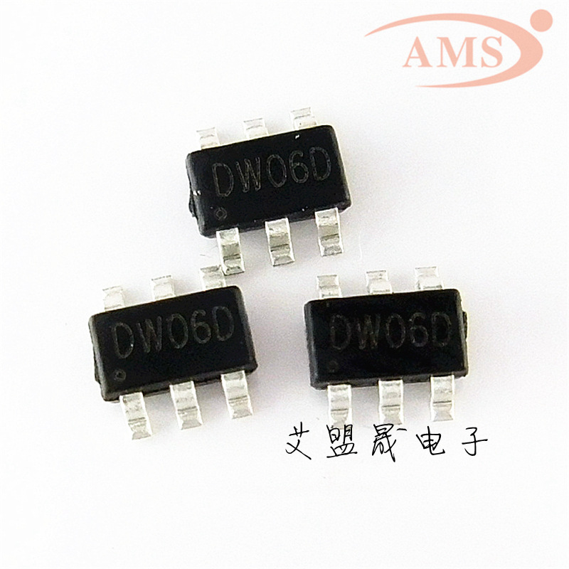 DW06D DW06 SOT23-6 Patch Lithium battery protection IC chip FM/ The rich man New genuine